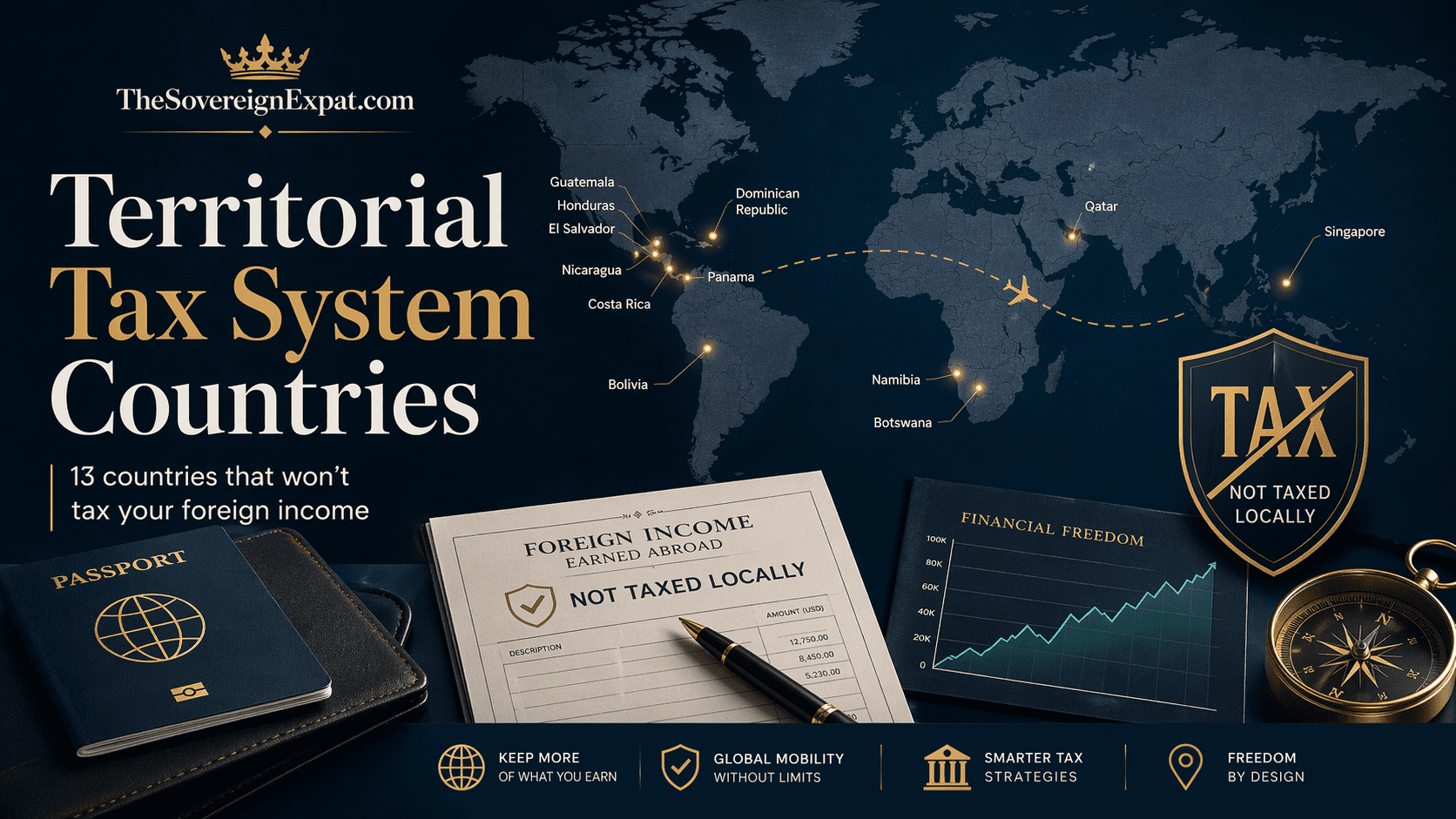 Territorial tax system countries: 13 Countries that won't tax your foreign income
